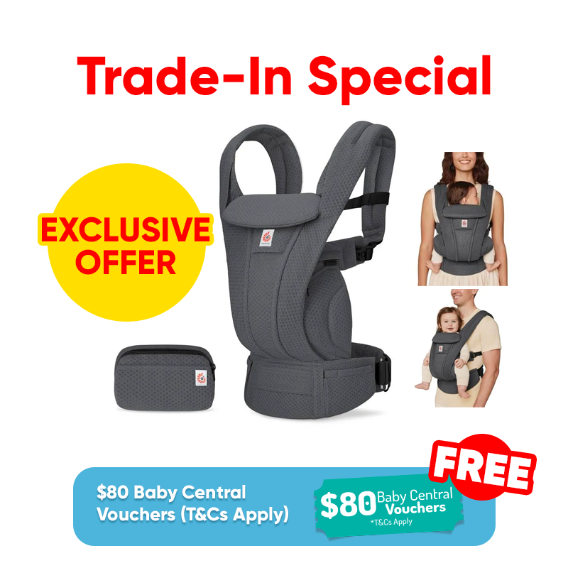 [EXCLUSIVE OFFER_TRADE-IN SPECIAL] Ergobaby Omni Deluxe Mesh Carrier + FREE GIFT